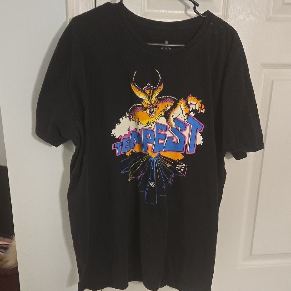 Tempest Black Graphic Tee - Short Sleeve